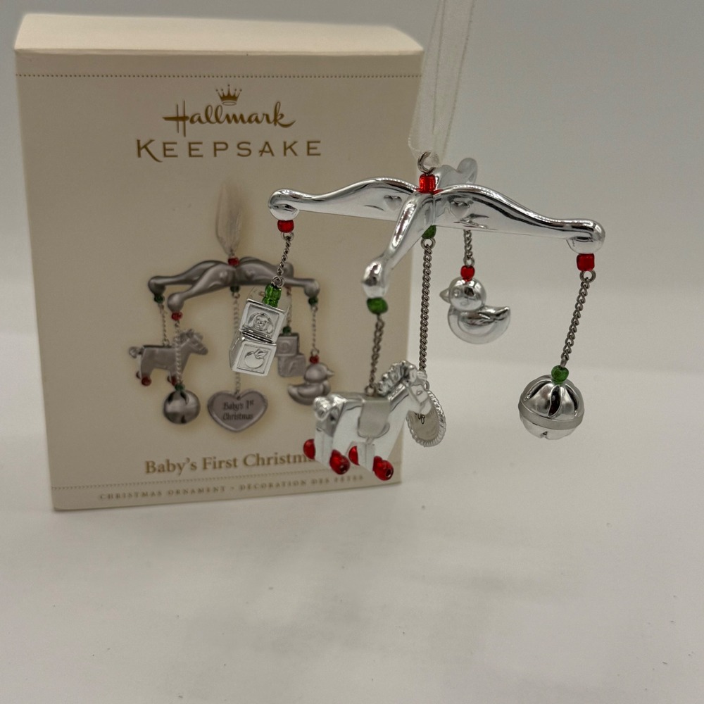 Hallmark Keepsake 2006 Babys First Christmas Mobile Ornament Katrina Bricker